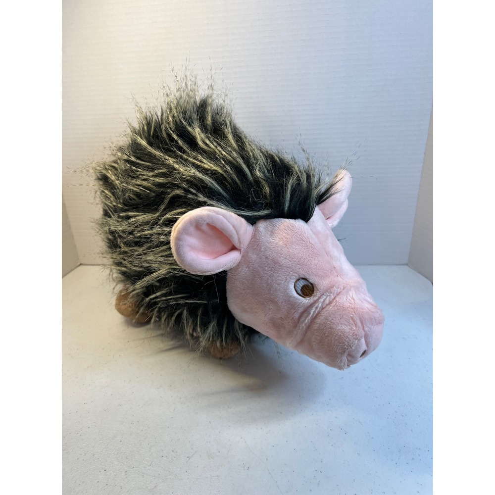 Randimals Porcupig Plush Hybrid Pig Porcupine Stuffed Animal Pink Black 14 Inch
